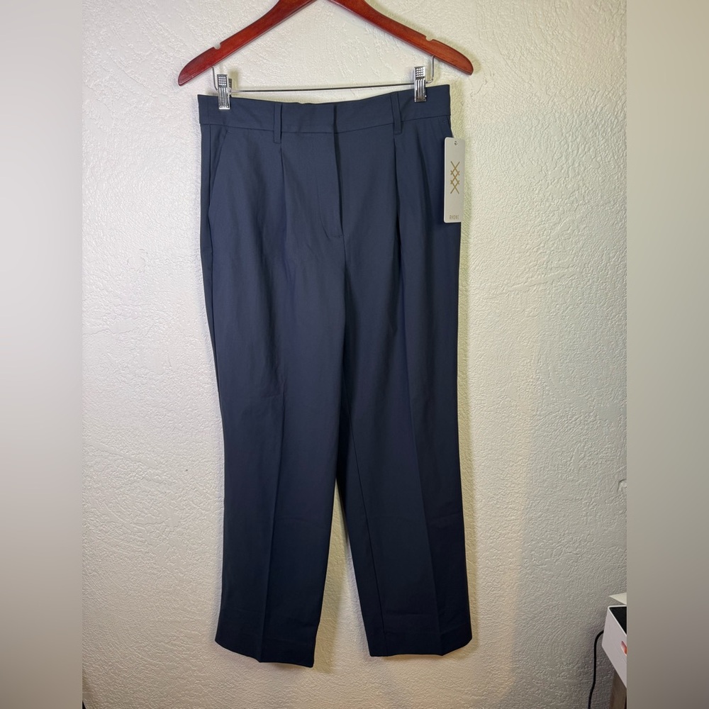 Rhone Commuter Pleated Trouser Business Navy Blue Pants NWT size 10